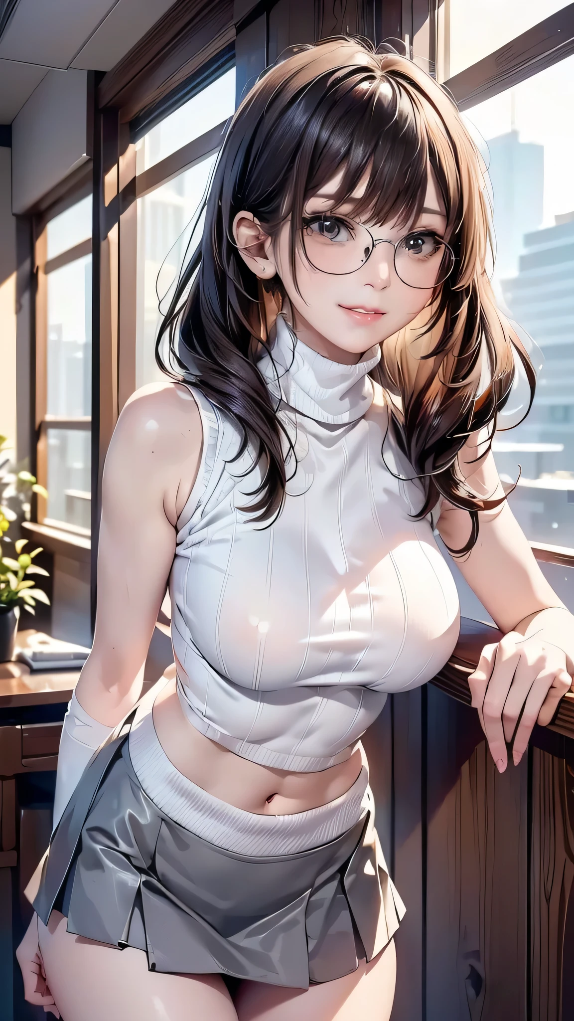 (maximum resolution: 1.2), (ultra high definition:1.2), cinema light, 8K resolution, fine eyes and skin, detailed face, perfect style, cute face, Accurate, anatomically correct, Highly detailed face and skin texture, double eyelid, thin eyebrows, glitter eyeliner: 1 natural cheek, shiny skin, Fair skin, Glossy skin: 1.2, (glossy lips: 1.4), (embarrassed look: 1.2), 17 year old woman, (highest quality:1.2), cinematic lighting, perfect style, beautiful face, blush, glare, embarrassing, (smile:1.2), (short sleeves shirt:1.5), (white short yoga pants:1.5), (cameltoe:1.5), dark brown hair, (fascinating body:1.2), Glasses, navel, long shot, outdoor, running