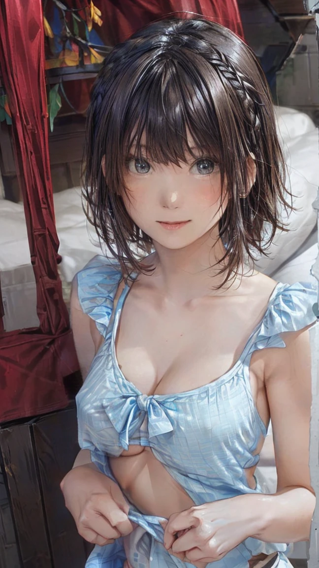 ((Daytime)),Bright expression、Photorealism、highest quality、ultra High resolution、photograph、Photograph of the most beautiful Scandinavian girls、Cute and beautiful face detailed、(Small face:1.1)、(Face to face with the children_v1:0.008)、beautiful bangs、Alice in Wonderland、17 years old、Glowing White Skin、Hair gets tangled in the face、Bangs that reach your face、bangs、Hair between the eyes、Curly Hair、Super long hair、Attractive pink super long straight silky hair、Thin Hair、Beautiful bright, clear, large light blue eyes that are charming and sparkling、Narrow waist, sweater、High heels、eyeliner、double eyelid、Reflective thighs、(from the front:1.3)、arched back、(One girl,alone:1.5),
(Beautiful background,detailed background:1.5),
(masterpiece, highest quality:1.3),beautiful detailed glow,Best lighting,(((highest quality,Fabric Shading,ultra detailed))),extremely detailed CG unity 8k wallpaper,Very detailed and beautiful、aesthetic,The best light,High resolution,detailed,Dynamic Lighting,super detailed skin,Intricate details, Hyper Detail, Sharp details,detailed, High resolution, Intricate details,(Delicate facial features:1.3),
(Very spacious:1.3),(Panoramic View:1.3),(Depth:1.5),(Long Shot:1.3),(Nice views:1.3),(Pale skin:1.3)、(Streak:1.5), (avert your eyes:1.2)、(Browsing Caution:1.4)、 (Grab your chest:1.6), (grab your chest:1.3)、Nude, 1girl, nsfw,ass pov,missionary, legs up, legs grab, from above, wide spread legs,reaching, pubic hair, huge penis, hetero, cumdump,