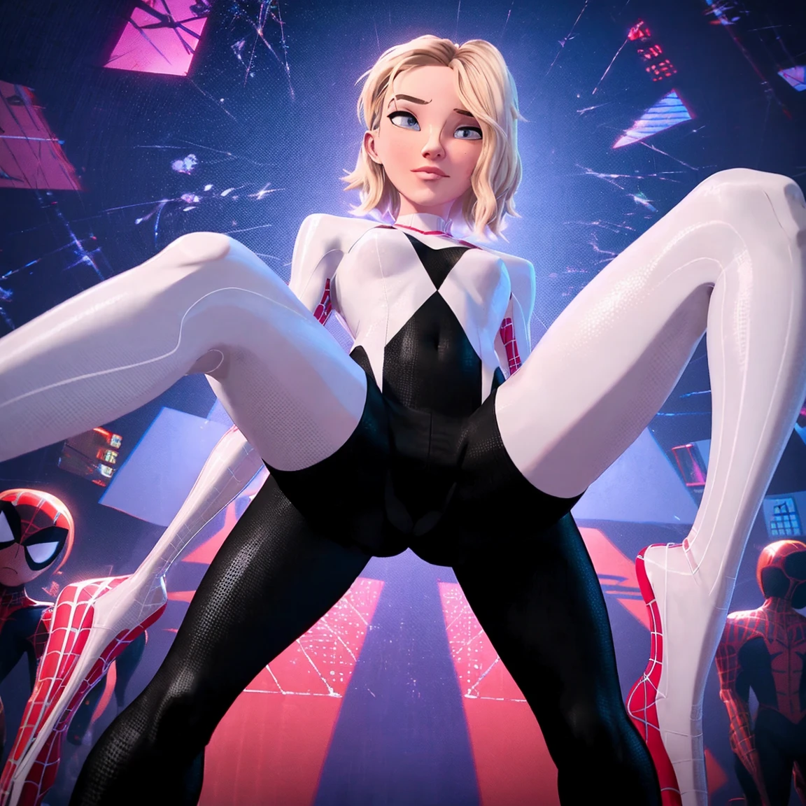 young girl gwen stacy spidergwen plusuit skin-tight bodysuit fetish magazine , , group sex, multiple boys, explicit sexual images, hardcore. rape, forced, grabbing, realistic, ultra detailed, spiderverse, white spidergwen suit and mask from into the spiderverse, sex, ass, spidergwen mask and suit are on, faceless