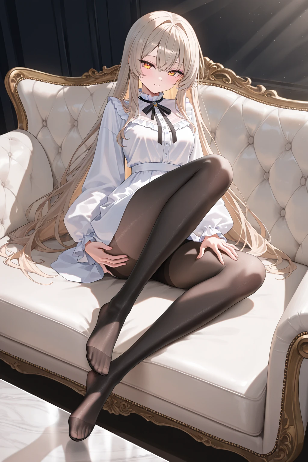 ((masterpiece)), (best quality:1.2),(very fine 8K CG wallpaper1.2),colorful,(ultra-detailed:1.2),(illustration:1.2)
white pantyhose
foot,
