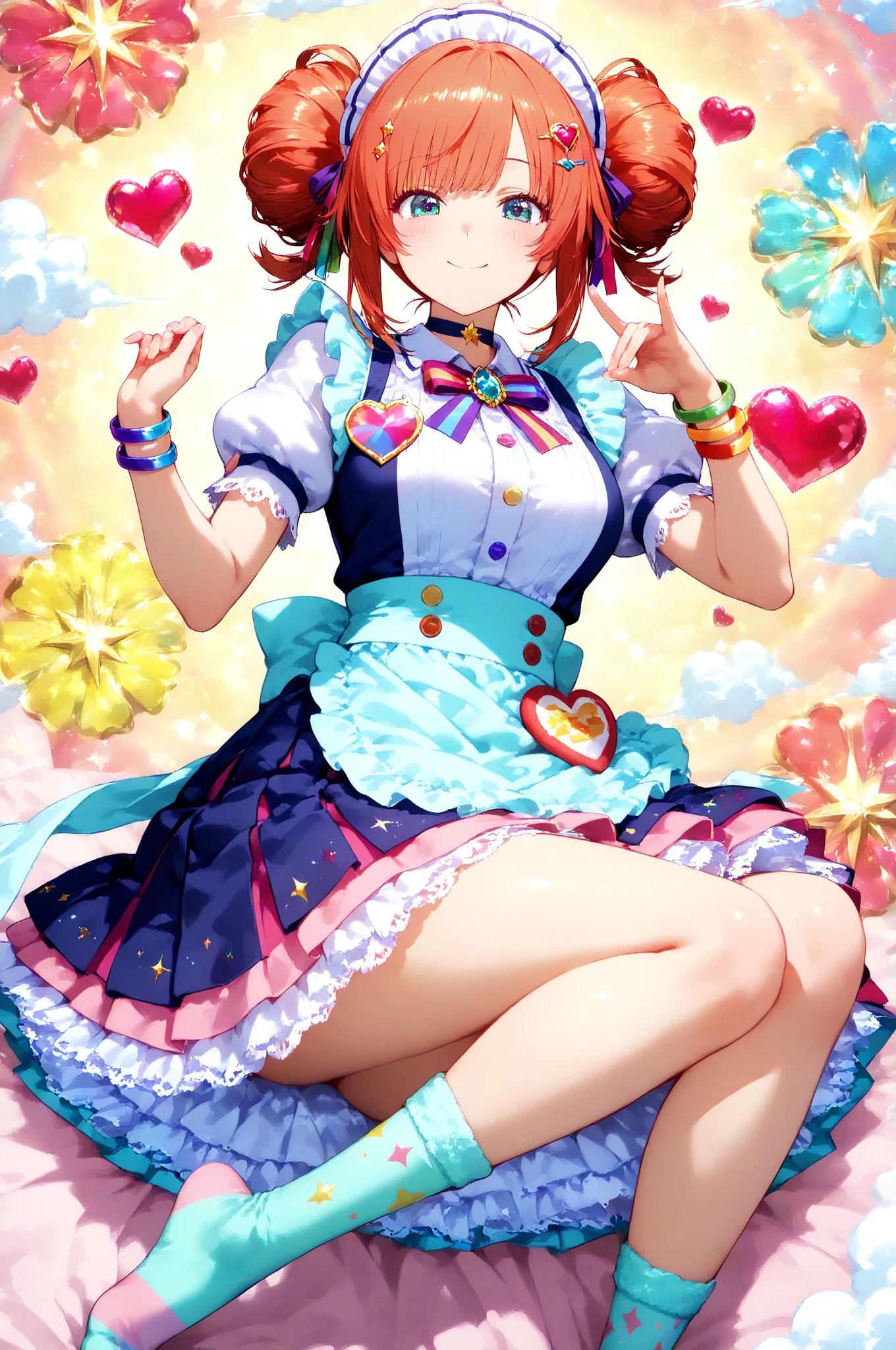 Cute Chibi Smile Cat Ears Sleeping Face Alice　Deformation
