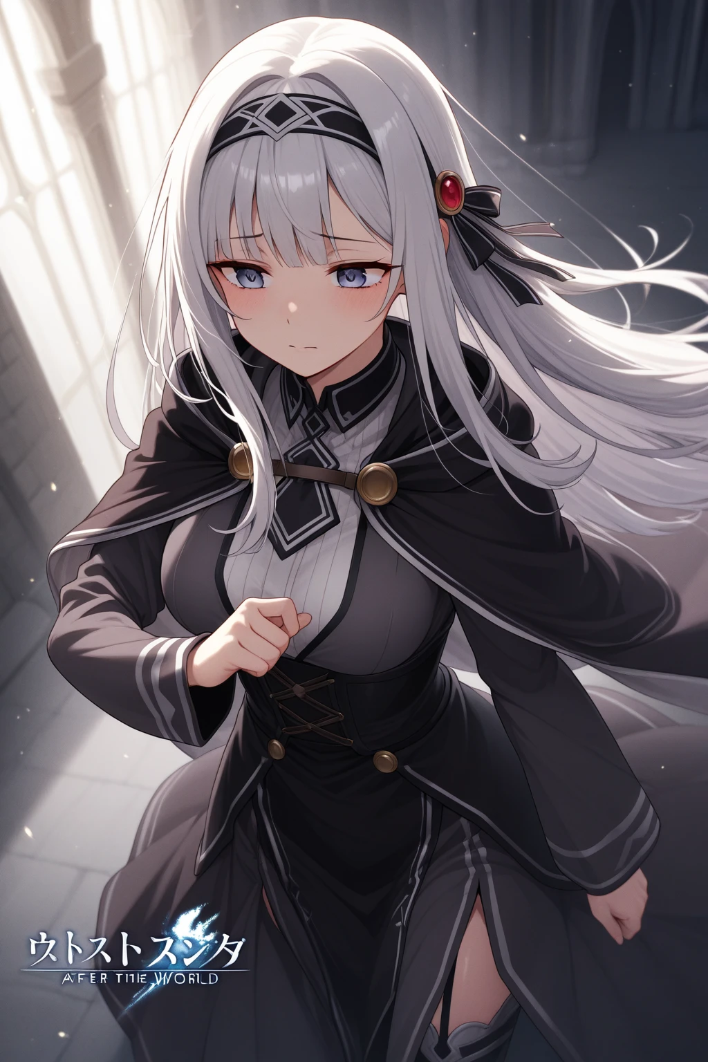 score_9, score_8_up, score_7_up, BREAK source_anime,rating_explicit, best quality, masterpiece, uncensored, 1girl,shinshuumaruKC, long hair,ahoge,twin braid,large breasts, long sleeves, dress, ribbon, belt, hood, black dress, twin braids, capelet, hood up, black capelet, hooded capelet,black skirt, fellatio,in heat,oil,sweat,wet clothes,open clothes,dynamic pose,dynamic angle,faceless male, 