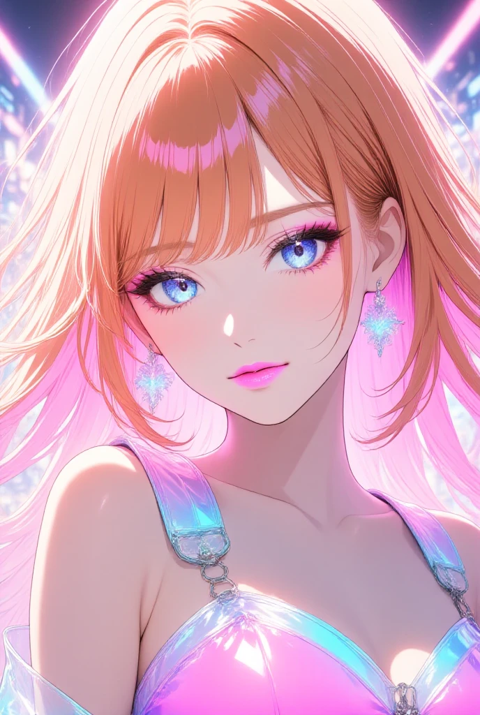 best quality, masterpiece, highres, extremely detailed girl, sharp focus, cinematic lighting, character, 1 girl, solo, beautiful detailed eyes, amber eyes, Sharp focus, masterpiece illustration, medium shot, shiny hair, blonde hair, long messy hair, large breasts, 8k wallpaper, extremely detailed, intricate, hyper-detailed, bedroom, sleepy, nude, full body <lora:NAI-bedinvitation_hl:0.7> <lora:iridescentHairLORA_v1:0.6>, glow hair, multicolored hair, holding up blanket