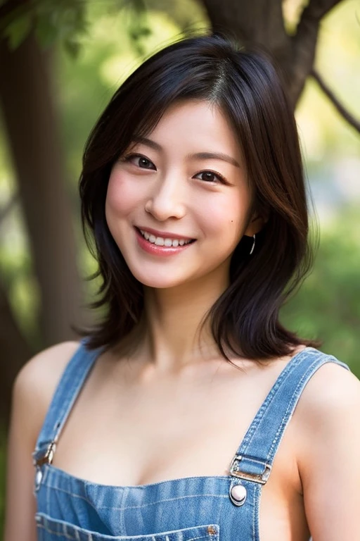(8k、RAW Photos、Highest quality、masterpiece:1.2)、(Realistic、Realistic:1.37)、Ultra-high resolution、Photon Mapping、Physically Based Rendering、One Japan Married Woman、(Brunette:1.3)、Bob Hair、Detailed face、Detailed eyes、Are standing、Look at the viewers、(That little smile is cute, isn't it?:1.2)、(happiness)、Healing and cute、(tennis field:1.2)、(evening:1.2)、、Open Sports Jacket、White sleeveless、insufficient、(whole body:1.5)、Emphasize the chest