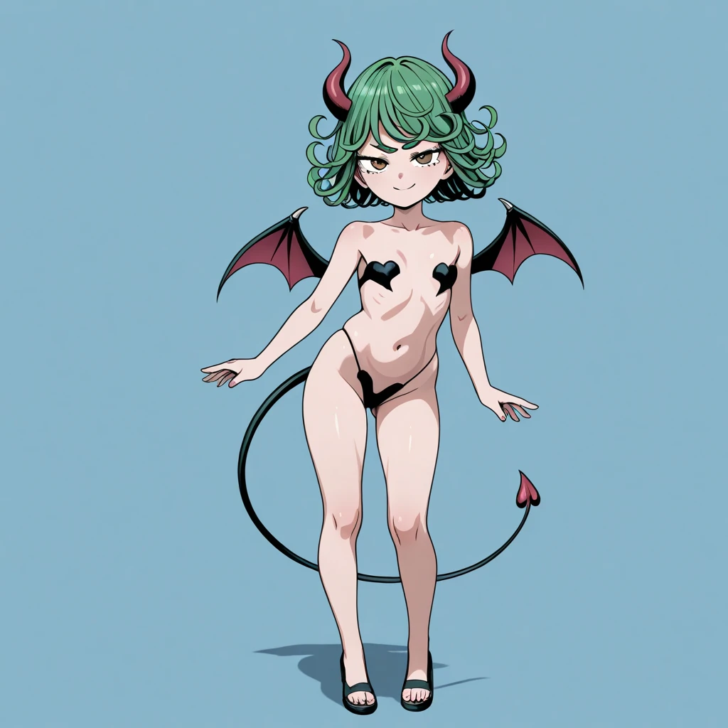 (((green skin:1.2))),(Medium hair),(pink color hair),(Black Sclera),((medium breasts)),((slender adult)),((highest quality)), ((masterpiece)), (be familiar with), Perfect Face,1 boy and 1girl are having sex on bed,succubus woman,Demon woman,demon horn,demon wing,demon tail,crotch tattoo,smile,squat,(1boy),(penis),(cowgirl position),reverse sex,riding sex,Leg spread,squat,semen,Liquid is dripping