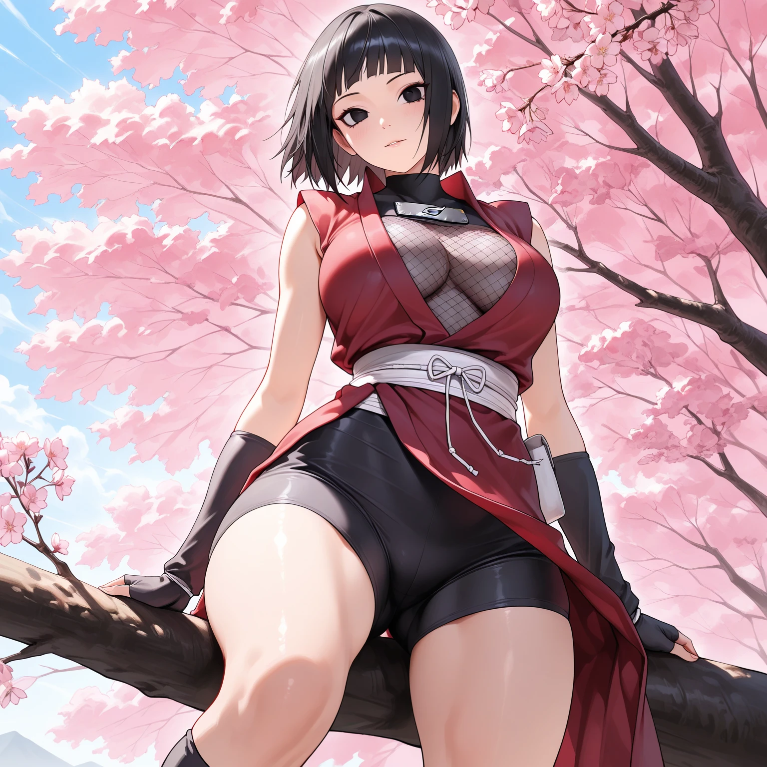 Masterpiece,Solo,1girl,Rin Nohara,(Naruto),Big Breasts,Pussy,Perfect Body,Sexy Body Hot,High Quality,High Resolution,Photograph 16K,Short Hair,Brown Hair,Beautiful,Beautiful Woman,Naked,All Background