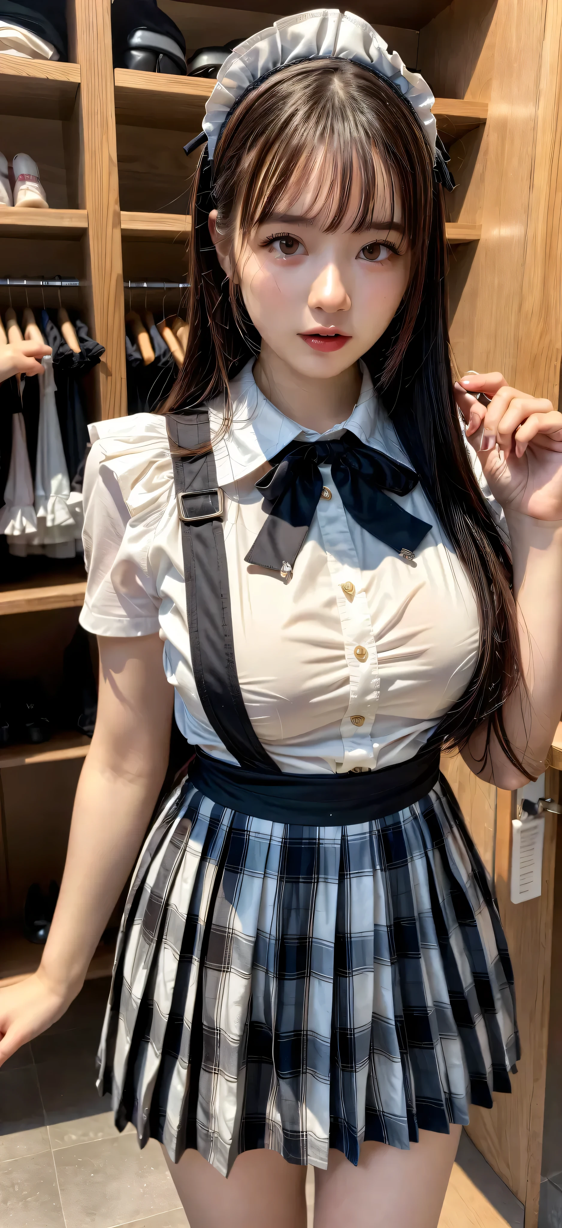 japanaese girl、a 18 year old girl、Long、blondehair、bangss、brown-eyed、Perfect figure、Transparency、The sheen、gloss、discreet breasts、校服、Navy blue ribbon、Light blue shirt、Navy blue skirt、Hikaru、Burning body、hposing Gravure Idol、on train、Beautiful feet、Strong sunshine、Odious、huge tit、Rain-drenched body、女優、Gravure idol posing、乃木坂アイドル、韓国アイドル