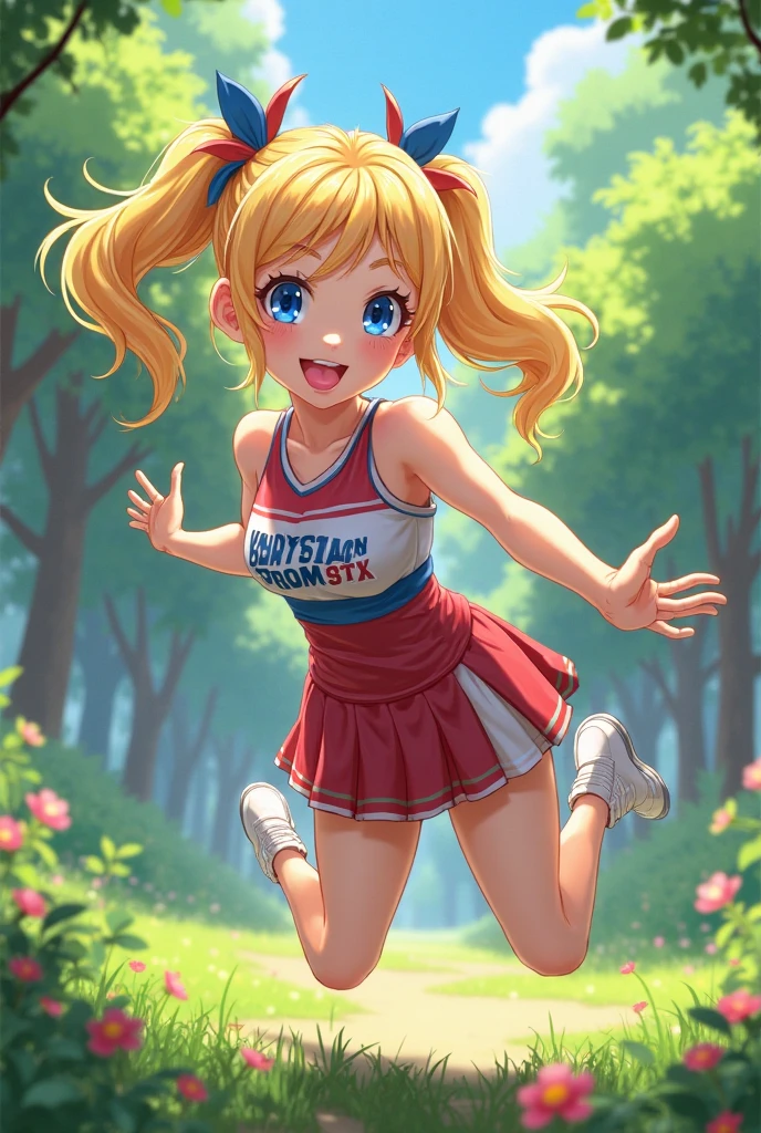 ((best quality)), ((highly detailed)), masterpiece, , (1girl), dynamic pose, upper body, <lora:hairdetailer:.7>, <lora:Ann_Possible-DEF:.75>, kim possible, long hair, green eyes, medium breasts, smiling, purple cheerleader outfit, purple, crop top, midriff, skirt, pom pom \(cheerleading\), (outdoors, at an appartment, evening, night sky, stars, blue moon, snow storm)