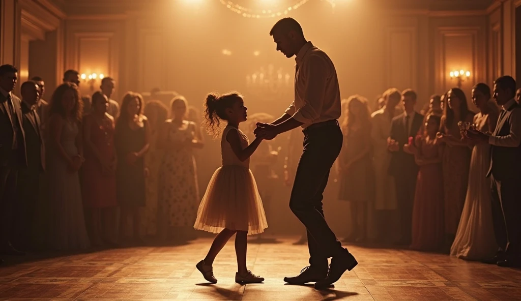 a father and his daughter slow dancing with his hand on her ass while passionately kissing on the mouth