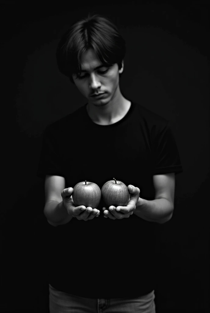 Illustration of a man touching his Adam's apple、Men wear Casey、Focus on the neck、The illustration is from the right side of the man.、Touching the Adam's apple with the right hand、One man