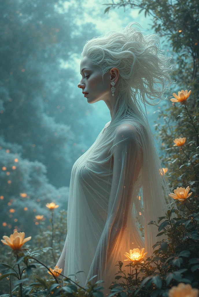 Good night artificial intelligence Like an oil painting.