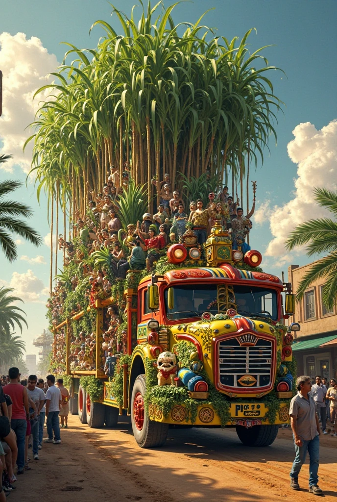 (masterpiece, sharp-lines, ultra-detailed, high quality, highres, high saturation) illustration, a group of sexy female merchants on the road, nighttime exotic landscape, hanging money bags, next to a carriage carrying treasure chests, comic style
