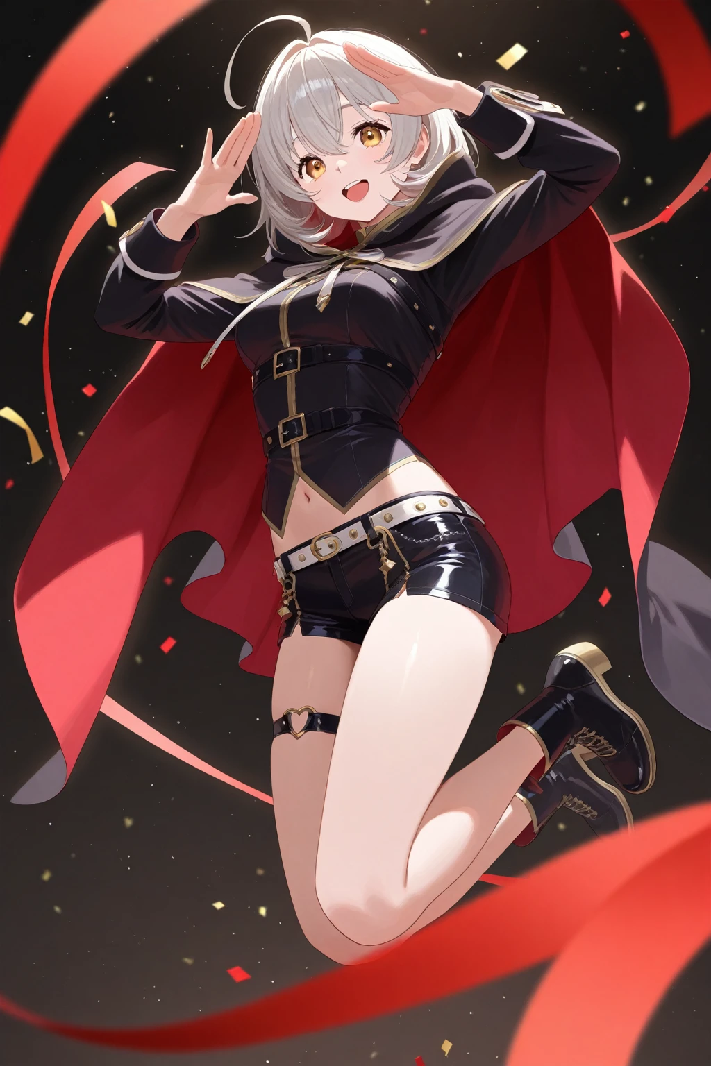 (masterpiece:1.2), (highest quality:1.2), perfect eyes, perfect face, perfect lighting, middle ages, sandy beach, 1 boy,blonde　red eye, ((((((hair over one eye)))))), Braid Styles, spiked hair, blunt bangs, bob hair, a braid, Ahoge, cute eyes, medium breast, glaring, closed mouth, ((from above)), ((front)), ((from below)), arms behind back, orgasm, scared, ahegao, smile+happy, fang, Thighhighs, greaves, boots, big breasts,  It&#39;s a bellybutton