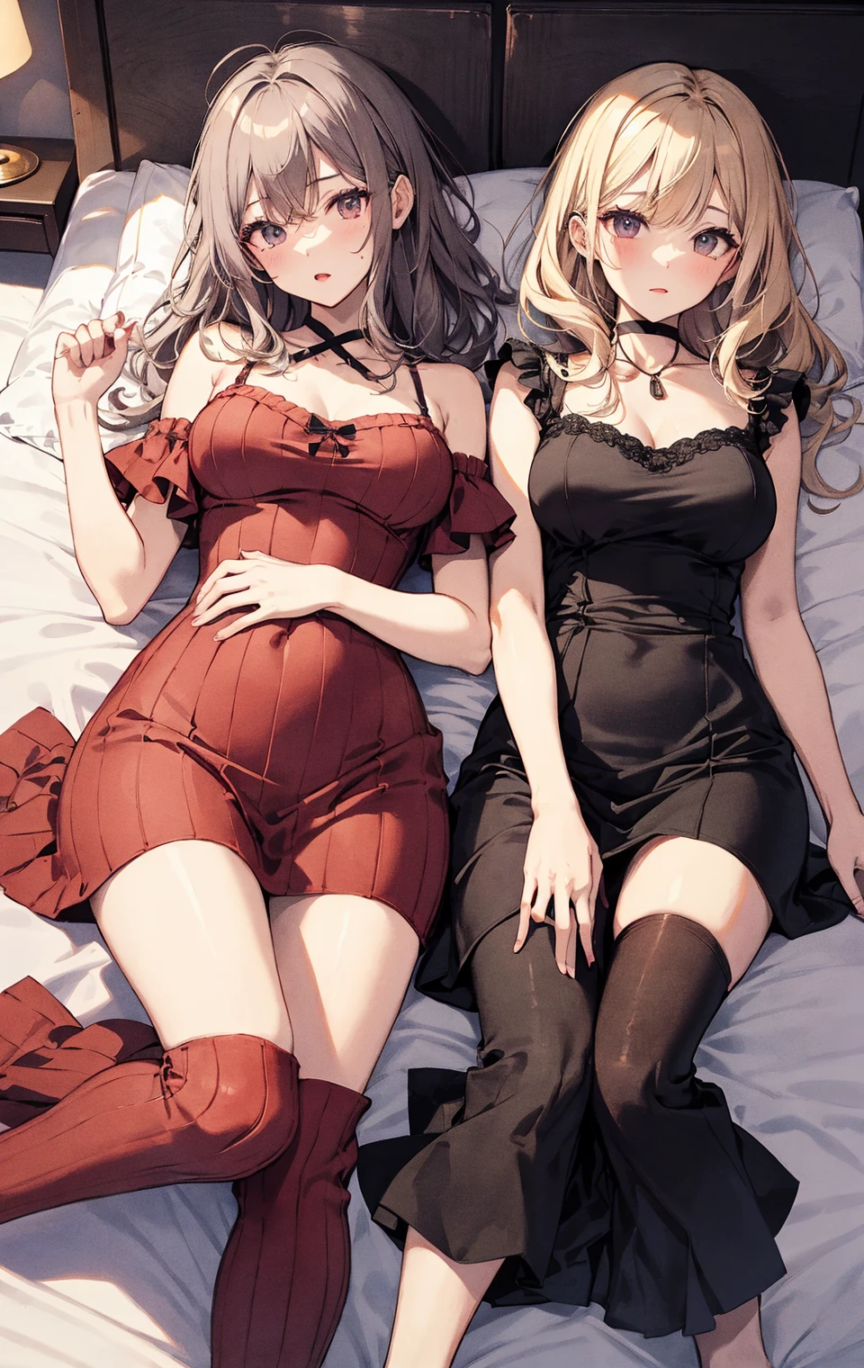 Create a woman in the bedroom