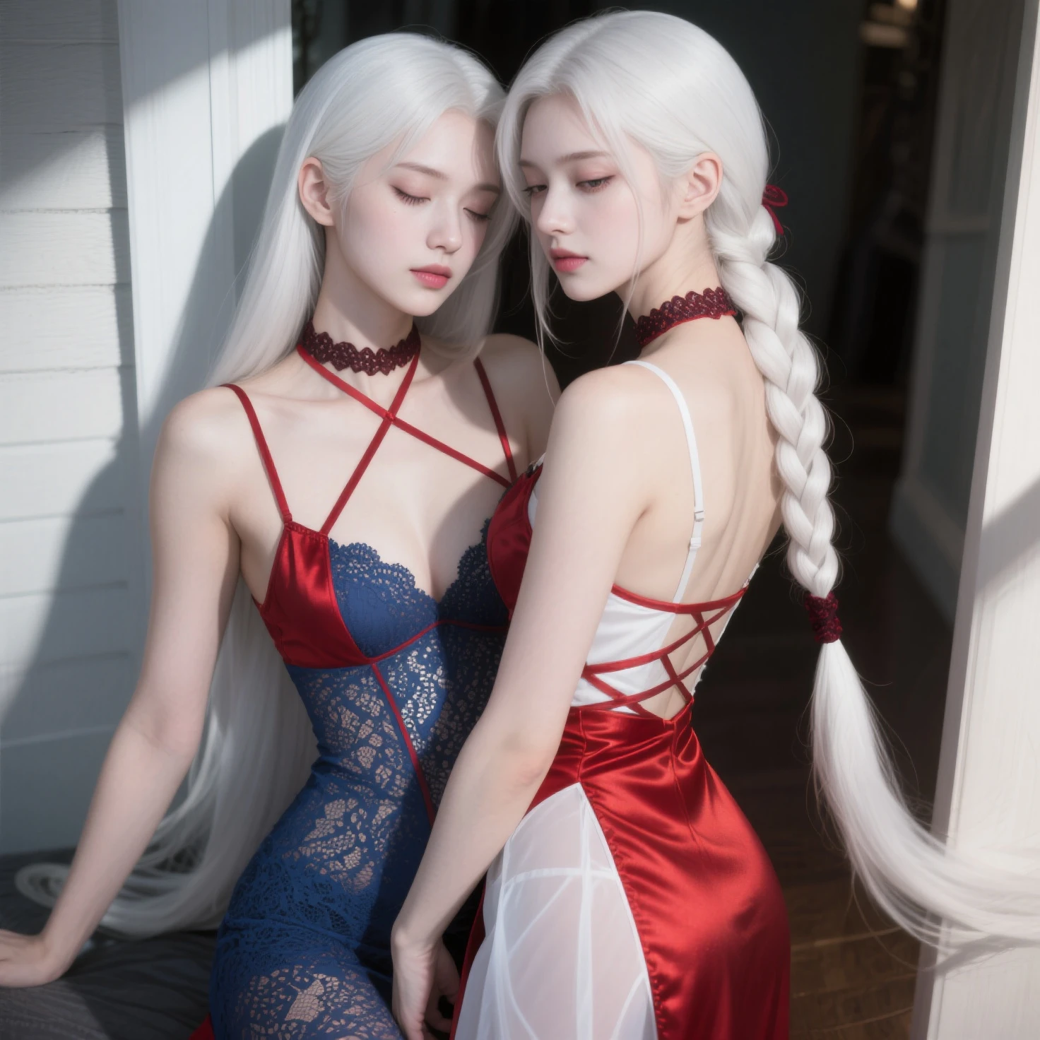 Beautiful details for girl,very detailed eyes and faces,beautiful eyes in detail,ultra - detailed,A high resolution,The is very detailed,The best quality,illustratio,astounding,exquisite details with white hair,best qualtiy,VerydetailedCG,8k wallpaper,face to the viewer,the complex background,bshoulders,seductiv,stas,(Sexual suggestiveness),light in face,cinmatic lighting,1个Giant Breast Girl,(with no underpants)) ,See-through Pajamas, (Lingerie transparent), Lace skirt,huge tit:1.7 , (pornographic lingerie)), buttock exposure, Open crotch stockings, h, xxx,Wet, Teenage uncensored, thermography, Pornographic box,mrrpss,