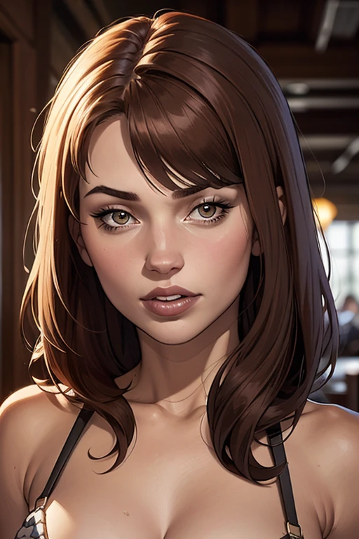 masterpiece, best quality, 4k, detailed, intricate, realistic), my friend flirts with my super hot mom, casual clothes, white vest, blushing, indoors, helenparr, detailed face, detailed body, Intricate, High Detail, Sharp focus, studio lighting, detailed, detailed face, sexy, Helen Parr, normal body, fair skin, green eyes, naughty, lusting, Kate Beckinsale,
