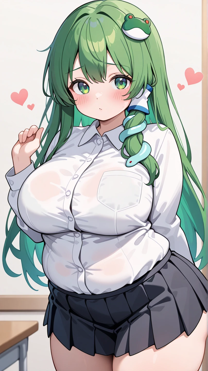 (masterpiece, best quality), intricate details,
1girl, <lora:longrushiav2_last:0.8> 1girl, solo, longrushia, long hair, aqua hair, gradient hair,multicolored hair, red eyes, hair ornament, black choker, white shirt, brown cardigan, sleeves past fingers, plaid skirt,,
<lora:chubby girl:0.8> chubby girl, chubby, curvy, plump, big belly,