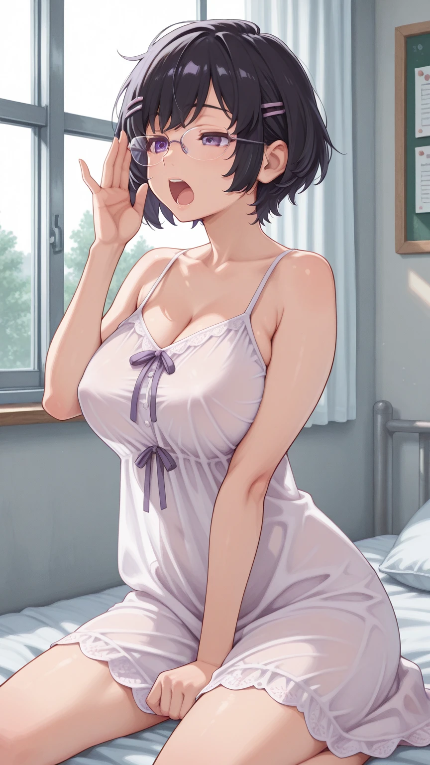 Make a picture of femboy najimi se from komi san