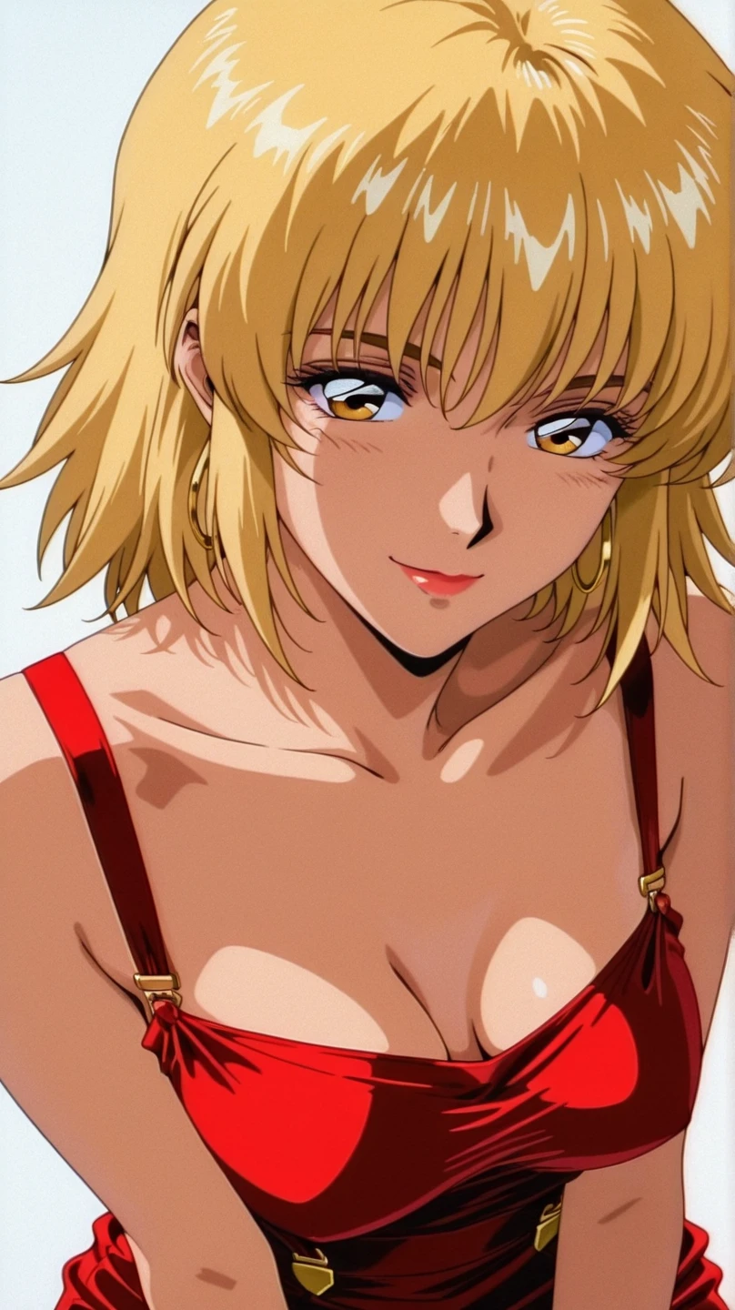 (Highly Rated Digital Artwork:1.3) of (Masterpiece:1.3),(Evil:1.3) <lora:add_detail:1.1> 1girl, solo, Kitami Reika, mature female, ultra detailed face and eyes, blue eyes, makeup, lips, dress, makeup, water, from behind, ocean, short hair, black corset mini dress, looking back, sunset, cloud, wading, outdoors, sky, blonde hair, smile, <lora:Kitami:0.8>,CGSociety,ArtStation,(Dark hue:1.3)