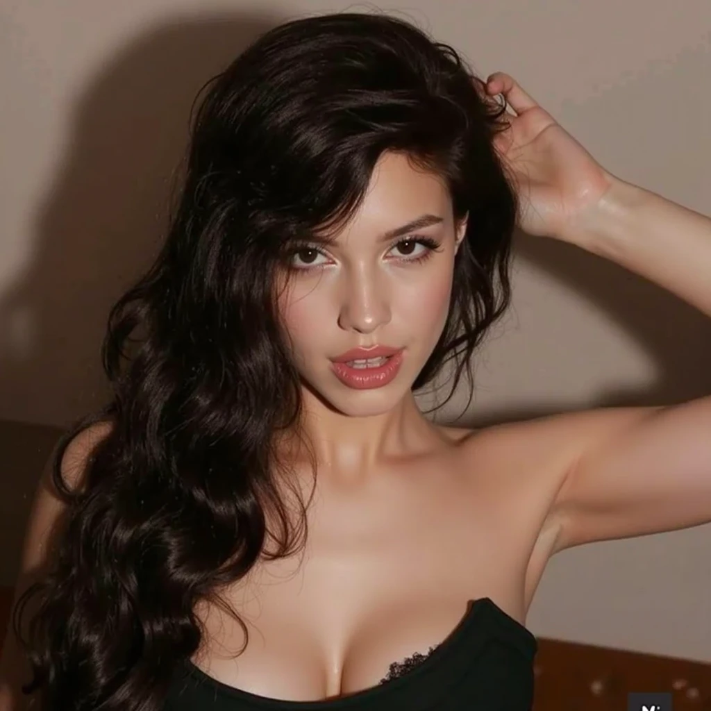 Photorealistic depiction Beautiful women have very long very thick Rapunzel wavy black hair, with a meticulous attention to hair framed in hyper-detailed 8K resolution, ultimate UHD, captured in balanced composition, accentuating the allure and beauty in their refined features and expressive eyes realistic, super detailed face