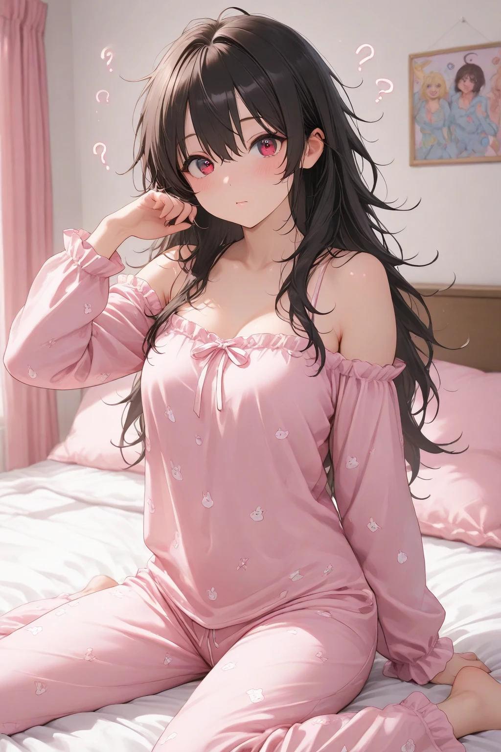 ((Small Breasts)),nsfw((,lying in bed),,((nsfw, 1boy and 1girl, vaginale, missionary))、One Woman、Highest quality、Very delicate and beautiful、I、((10 years old ))、Japanese Girl、Primary school students、((Very short bangs))、((Bangs))、Light-colored hair、Brown Hair、Short Bob、Cute face、Cute like an idol、Yellow Eyes、Are thin、Slim figure、Bright room、Sweat、Pink Bra、Pink Panties、