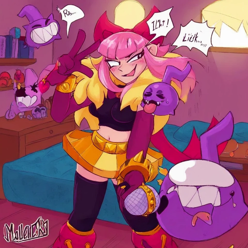 (sorority), Sexy demonic succubus, Lilith, mythical, magical, purple skin, latex (nightclub), dance floor, brick wall, flat-screen, hazy, (houseplants), (latex), bulky ((diaper)), (diapered), beautiful, pleasure, colorful, fantasy, (huge breasts), (busty), (wide hips), blushing, big lips, bimbo, (demon horn), (strand lights), (inflatables), (gothic), ((castle)), (colorful)