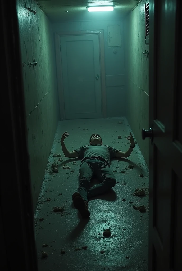 4k, ultra realistic, realistic, crime scene, man, whole body