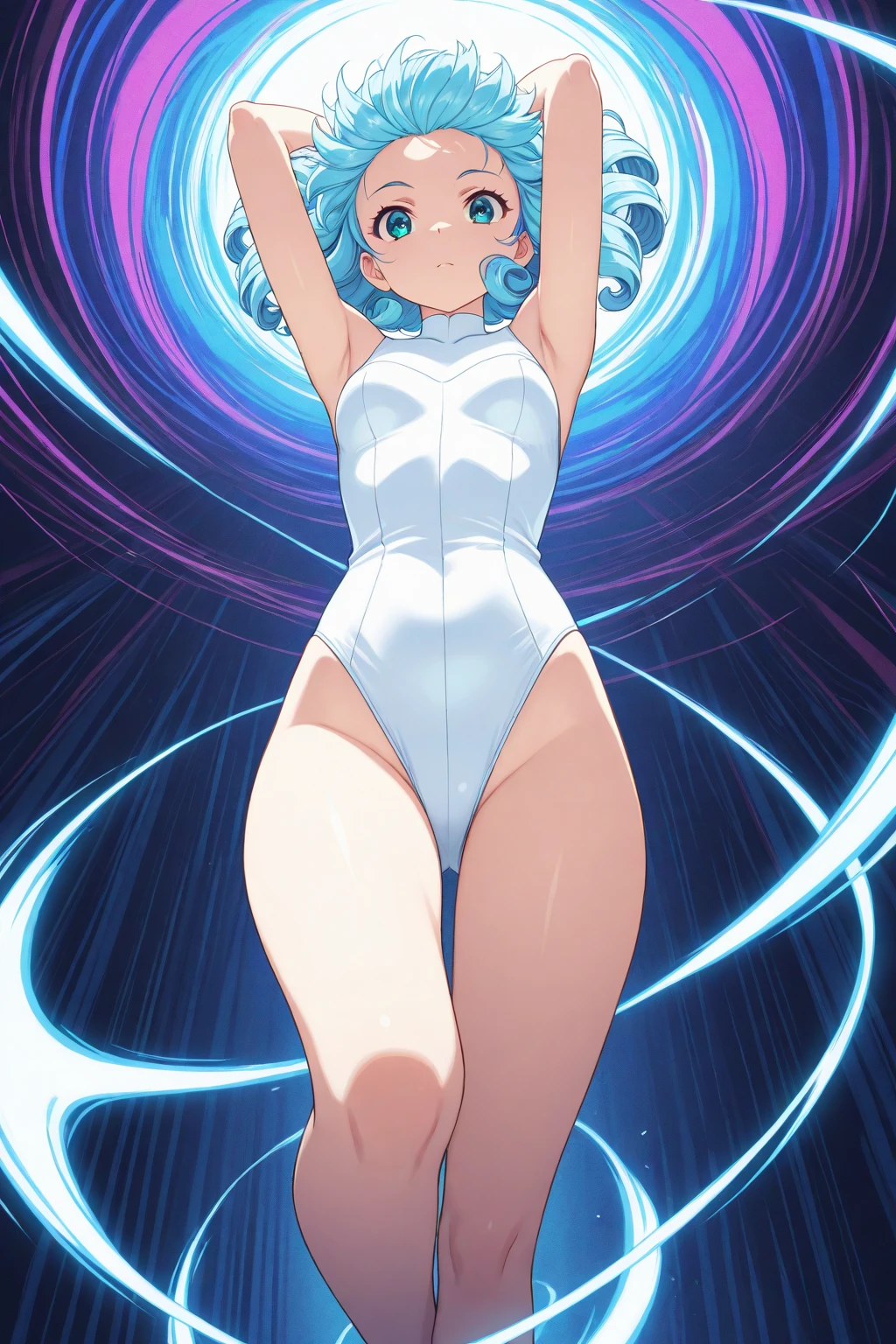 claasicgwen trapped in a liquid cell beneath her