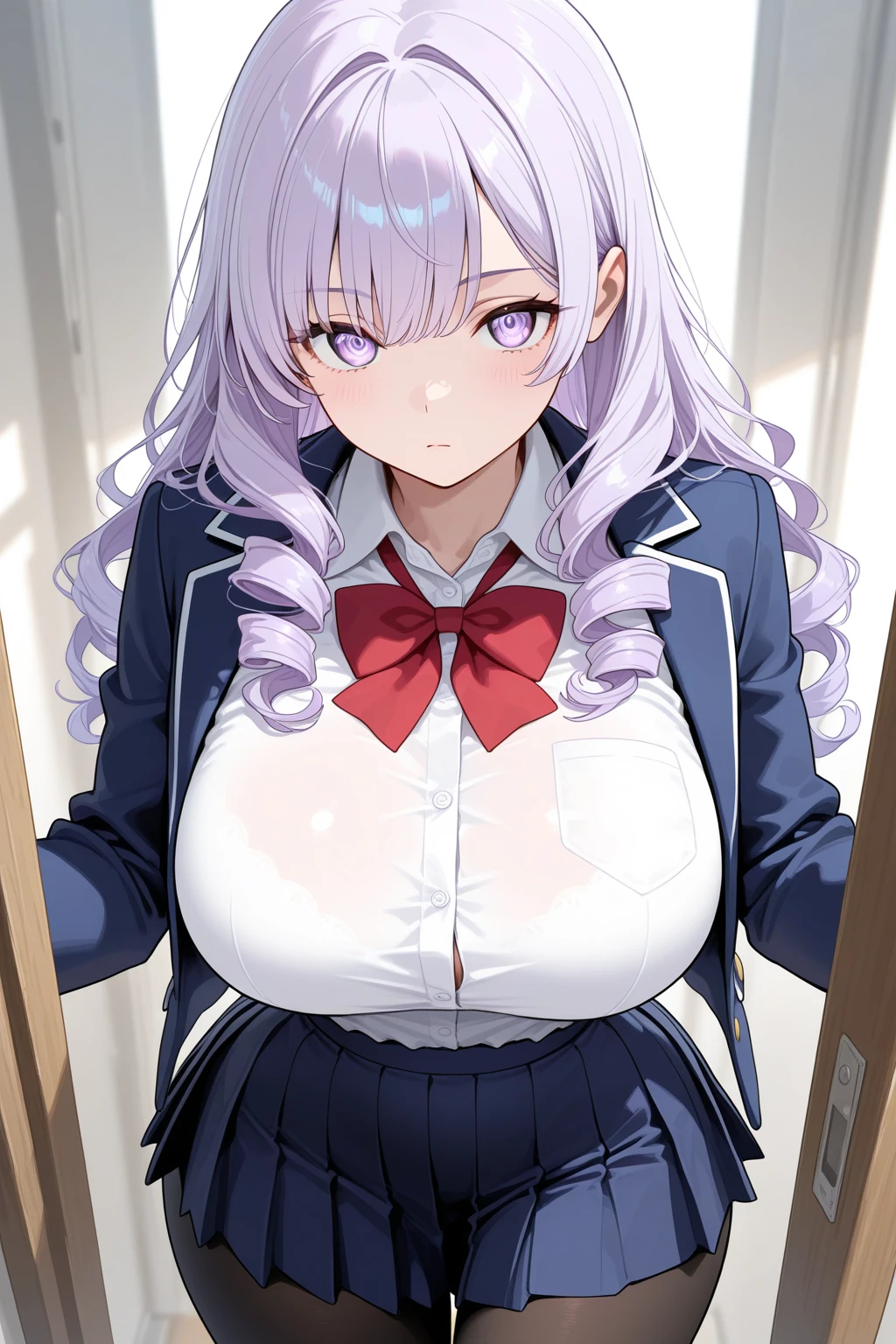 <lora:ManhwaUltima-000039_style:0.8>, CASUAL-STYLE, indoors, smile, looking at viewer, cute, open mouth, <lora:fateBBv2_Character:0.7> Large Breasts, FECCC, AiKouhaiOutfit, (masterpiece:1.2), (absurdres), (best quality), ultra-detailed, illustration (detailed face),(detailed eyes), <lyco:GoodHands-beta2:1.0>