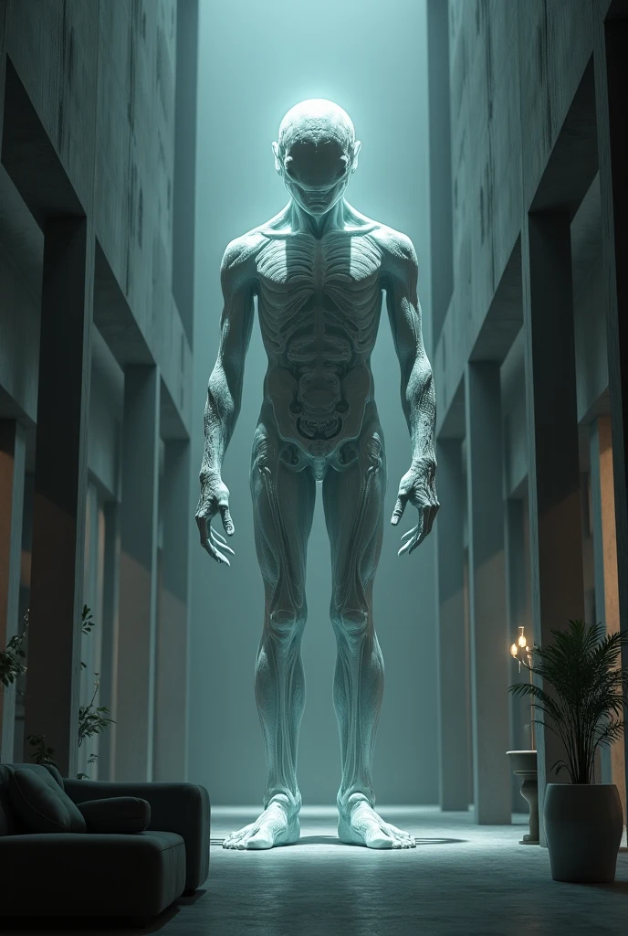 Male Human body was created by pod