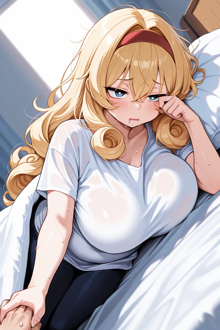 masterpiece, top-quality, ultra-detailliert, Ridiculous, Cute Android 18DB Portrait, 独奏, , JINS, Very enchanting, Pose Seductive, Smiling, Cute, Very cute, Ultra high definition, masutepiece, Ultra High Quality, ultra -detail, 8K, In a see-through shirt, Sheer hoodie, Wet in the rain, Wet see-through shirt, Unbuttoned,,,masterpiece、Ultra Definition Illustration、top-quality、Particles of light、ultra-definition、8k wallpaper、(bright colour:1.2)、独奏、(adult lady)、huge tit、(Plump body)、disheveled hair、shinny hair、(brow)、shinny skin、(outside of house、the woods)、Orgasm Face、closed eye、Blushing cheeks、Arched back、(vaginal pennis:1.2)、(male people:1.3)、heterosexuality、(lying back on:1.6)、(Open leg women:1.4)、(Intense sex:1.7)、(cum shots:1.2)、nsfw、pov、