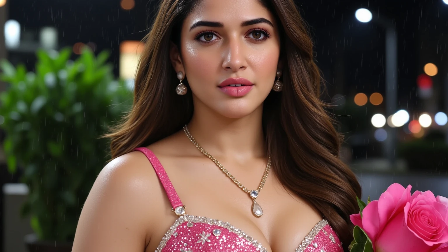 Selfie view, ((Tamhwx woman)), detailed face, in lingerie,((high detailed perfect face)), indian housewife, dense shaggy hair,((tamhwx woman face)),(((detailed face))), in bedroom, 33 year old milf, (((uberrealistic))), masterpiece, shot with kodak, ((high resolution)), realsitic