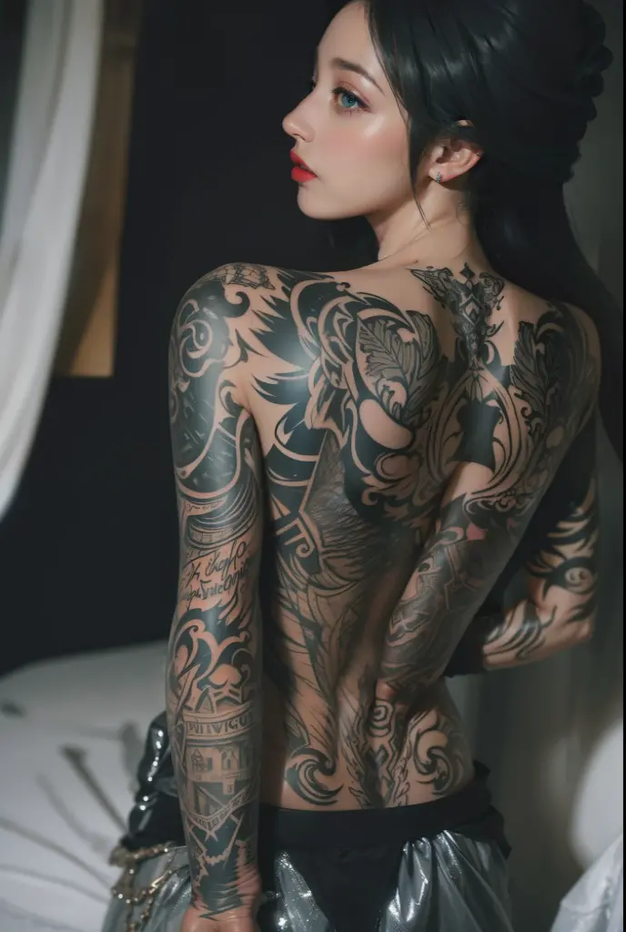 Album with dark tattoo designs