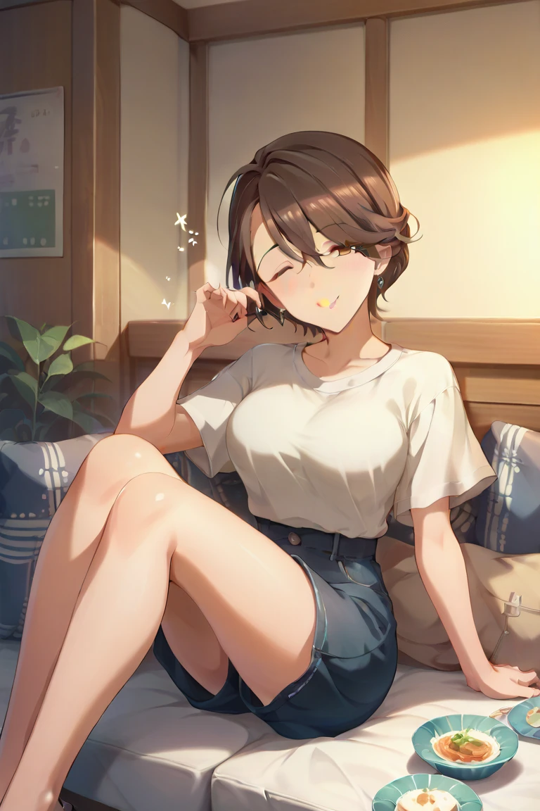(One transcendent beautiful girl)、((manaka komaki))、ultra-detailed、(8K, RAW photo, best quality, masterpiece:1.2), (extremely detailed 8K wallpaper),professional lighting,sharp focus, depth of field、(((Detailed and accurate face))),(((head shot)))、nfws、((Highest quality)), ((masterpiece)), ((Perfect Face))、(((Brown-haired side ponytail))),(((masturbation、Hands on crotch))),((Just before climax、orgasm、Blushed、Ecstasy face))、(((Close your eyes tightly、Keep your mouth shut and keep quiet)))、pillow