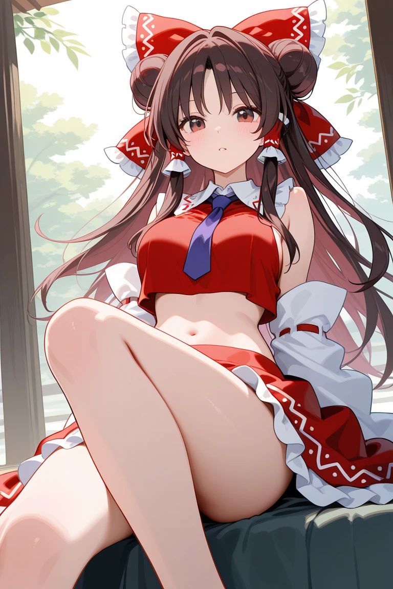 Anime illustration、highest quality、Sex Appeal、smile、market、A plump, short high school girl offering sexual services、Outdoor stage at school festival、Tohsaka Rin、Thigh-high boots、Perfect proportions、Erect nipples、Very large breasts、Spread your legs、Clear eyes、Blushing、Sweaty、Cowboy Shot