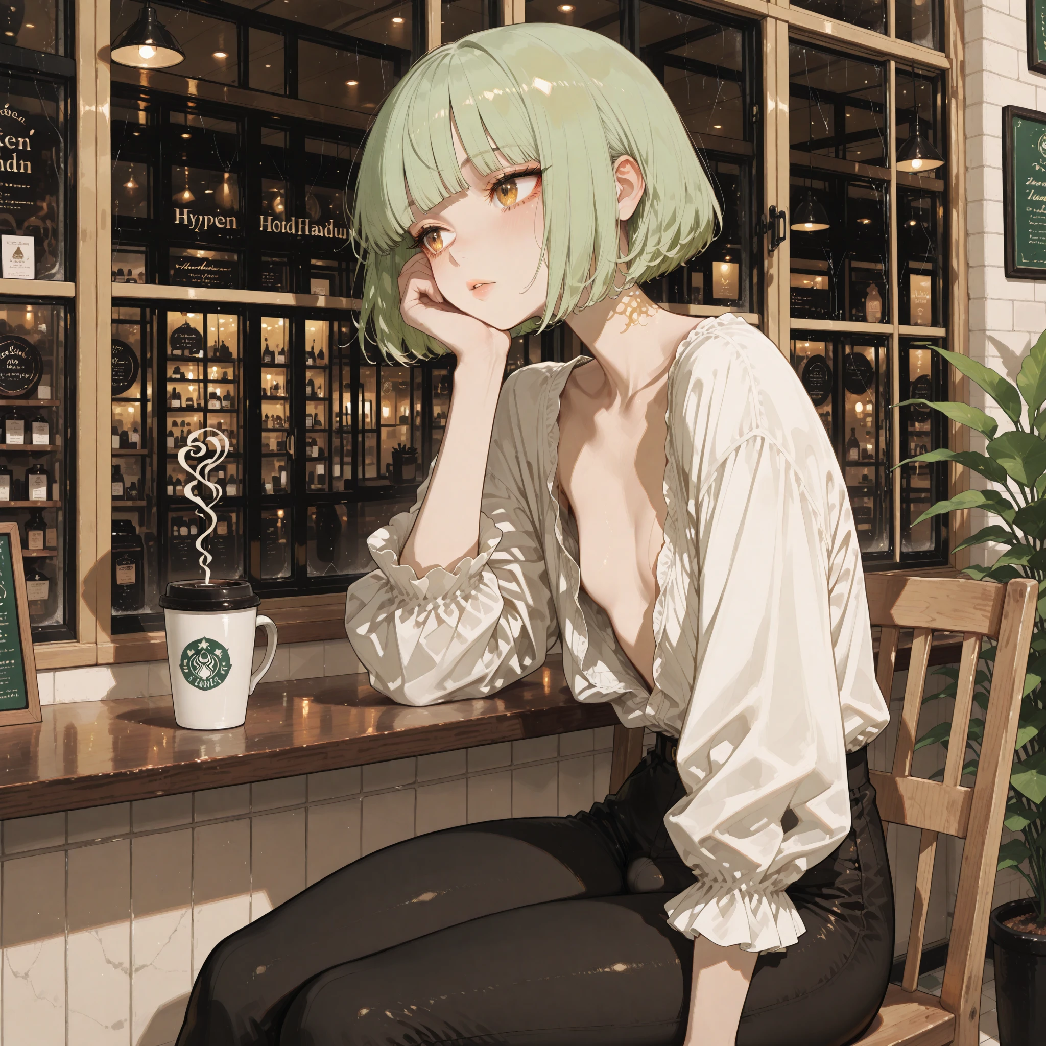 骨格迷子の男性