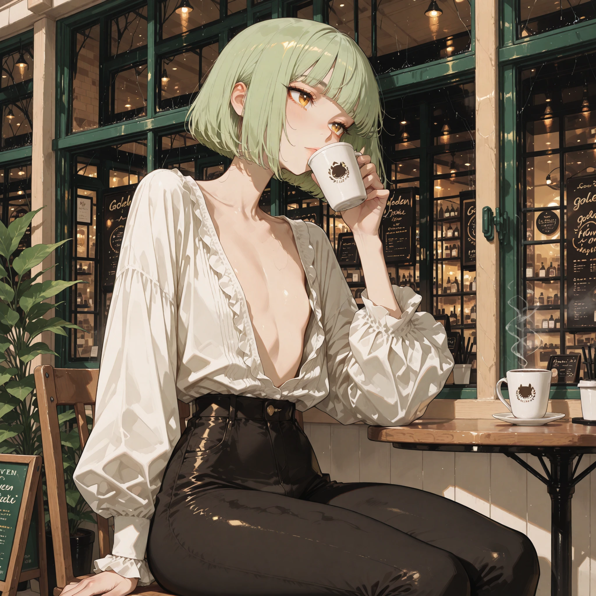 骨格迷子の男性