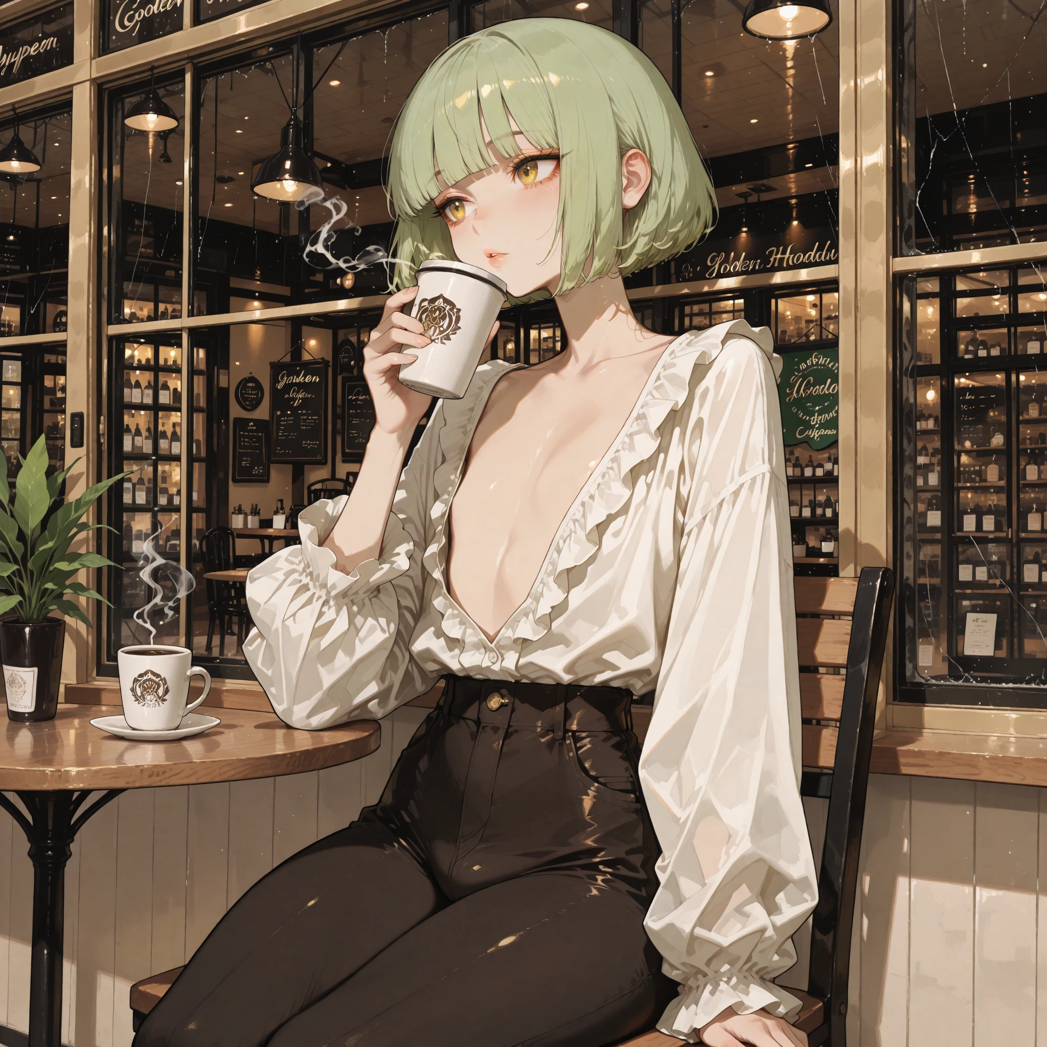 骨格迷子の男性