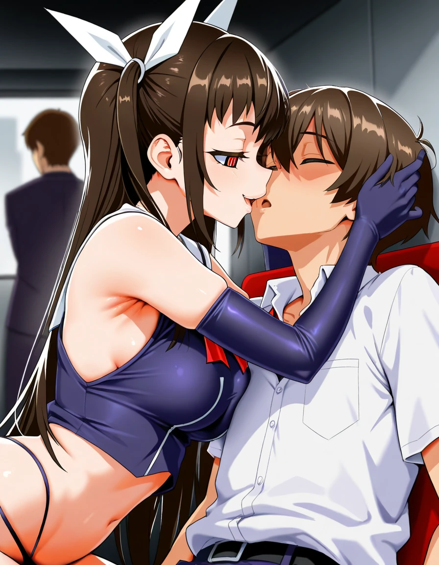 ((Vulgarity:1.3)),Haruka Minato (Martian Successor Nadesico),Seeding uncle and NTR mature woman ???,[NSFW Support]，In an old toilet、Cleavage，uniform,Remove underwear,((Big Breasts)),((Big Ass)),Blindfold,first round,Handcuffs,Ahegao,Excessive sweating,Flushing of the skin、((??? with a man and ejaculation:1.3)),((??? on face and chest:1.3)),((Have sex with a lot of guys:1.3)),((vibrator:1.4)),((??????????:1.5)),((???????:1.3)),Perfect lighting,Perfect body,Random facial expressions,リザードマンに????される,Dynamic pose,((????:1.3)),((??? deep down my throat:1.3)),((Exposed breasts:0.7)),((???? sex with a lizardman:0.8)),((A man touches my breasts:0.7)),((Serving with breasts:1.3)),Kiss of ??????????,Woman Drowning in Pleasure,Shoot the aphrodisiac,((????? in the hair)),Molester Train,??? without love,???????奉仕:1.3