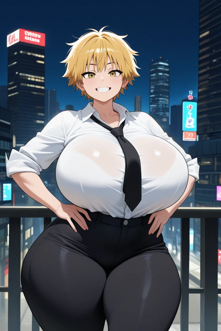 1girl, (((bimbo))),hoop earrings, puffy lips, painted lips, thick lips.
blonde hair, short twintails, wide hips, thick thighs, bursting breasts Nightlife, Night city, Cyberpunk city, futuristic cityscape. Neon lights, (skyscraper:1.1), Tokyo tower, palm tree, cloth sign, ramen stall, night club. bright city lights, exotic car. alcohol, bar, ramen, soup stall ,alcohol bottles,