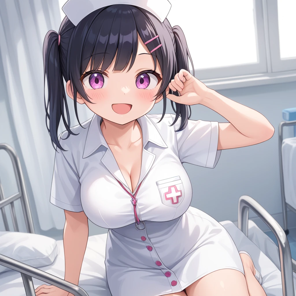 (1 girl), Little,messy hair,brown body hair,(rape face),, masterpiece, highest quality, ultra high resolution, 8k, professional lighting, photon mapping, ,(hospital),low saturation,Front view, full length, realistic background, shallow depth of field, perfect anatomy,,((cute:1.5)),(10 years old:1.5)、(nurse uniform:1.6),(I was scared:1.6)、(blush:1.5),NSFW, (:>=:1.1), (1 boy, Until a lot:1.2), corridor, Look up at the viewer with a loving gaze, (close to the viewer:1.3), (the audience is standing:1.1),((pov oral sex:1.4)), ,((penis:1.8))、((deep throat:1.5))、((close up of face))