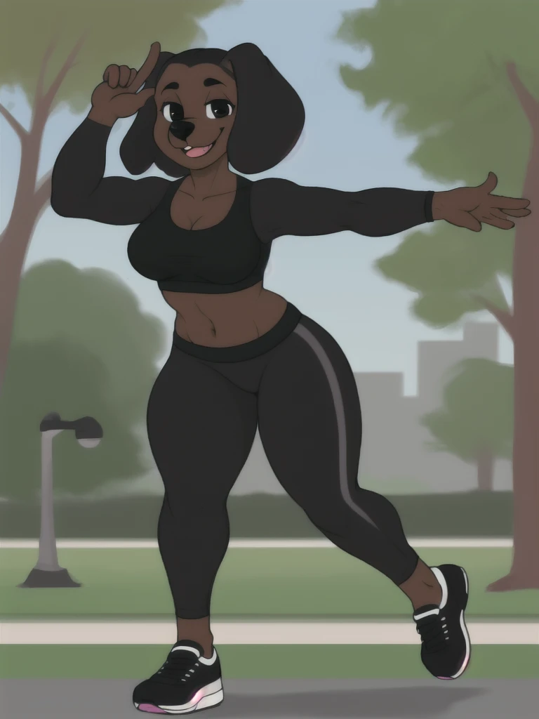 (extremely detailed CG unity 4k wallpaper),(masterpiece),(best quality),(ultra-detailed),(best illustration),(best shadow),(absurdres),(detailed background) femboy, cute,taking a selfie, brown eyes, dark skin, american, curly long black hair, yoga pants, supreme croptop, Jordan sneakers, thick thighs, big ass, flat chest, field full of flowers, bulge, black eyeliner, sparkly gold color lipstick, Smile, New york city background,