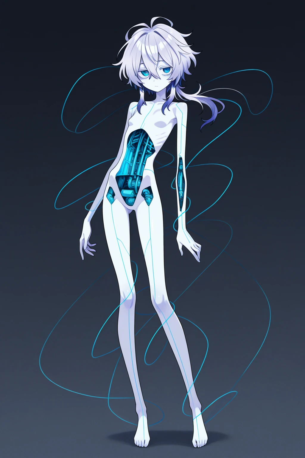 masterpiece, best quality, Extremely detailed, illustration, 1 Girl, Highly detailed Evangelion costume, (Large Background), Delicate skin texture, Beautiful and delicate face, Intricate details, Super detailed,Full body view