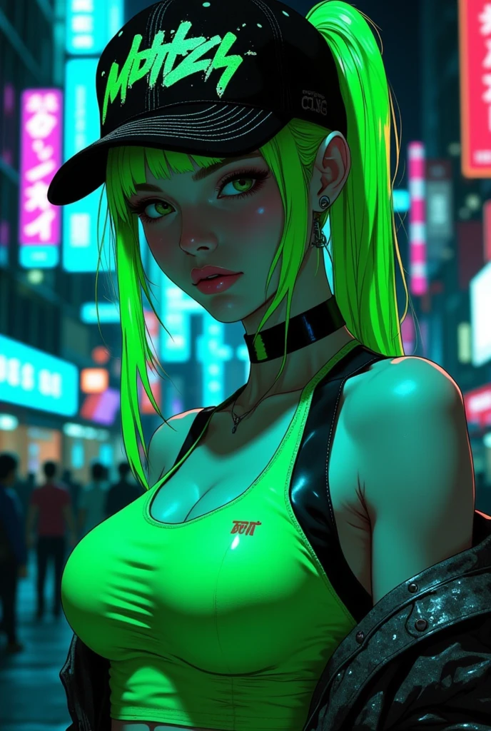 girl rave,(((1girl))),((girl with extremely cute and beautiful pink hair)),((asian features)),
(large breasts:1.4),saggy breasts,(((neon pink hair:1.35,wild hair,long hair:1.4,colored inner hair,ear breathing))),(((neon_green_eyes:1.3))),intricate eyes,beautiful detailed eyes,symmetrical eyes,slanted eyes:15,((fat)),((((lustrous skin:1.5,bright skin: 1.5,shiny skin,very shiny skin,shiny body,plastic glitter skin,exaggerated shiny skin,illuminated skin, wet legs))),(spider lower abdomen,narrow waist,wide hip,athletic body,inflated legs, thick thighs,detailed body,(detailed face)),
cute,slutty,seductive,erotic,(((nsfw))),
zettai ryouiki,revealing clothing,show skin,((rave shirt with an neon colors print,rave mini-short,visible thong straps)),((underpants strap)),(rave outfit:1.3,rave clothes,semi-naked,with little clothing),((neon tattoos:1.3)),((wet clothes,intricate outfit,intricate clothes)),
(dynamic pose:1.0),solo focus,embarrassed,(centered,scale to fit dimensions,Rule of thirds),
cyberpunk city by the ocean at night, with bright neon signs and dark stormy clouds and puddles, scenery:1.25,nighttime, starry night, cosmos,Very dark night that makes the neon lights stand out, very bright neon lights,
artistic photography,(photography taken by sldr),highres, sharp focus,(ultra detailed, extremely detailed), (photorealistic artwork:1.37),(extremely detailed CG unity 8k wallpaper),((synthwave background theme)),(((vibrant colors))),intricate,(intricate background),(masterpiece),(best quality),perfect rendered face,perfect face details,realistic face,photo realistic,analog style,((intricate detail)),(((realism))),