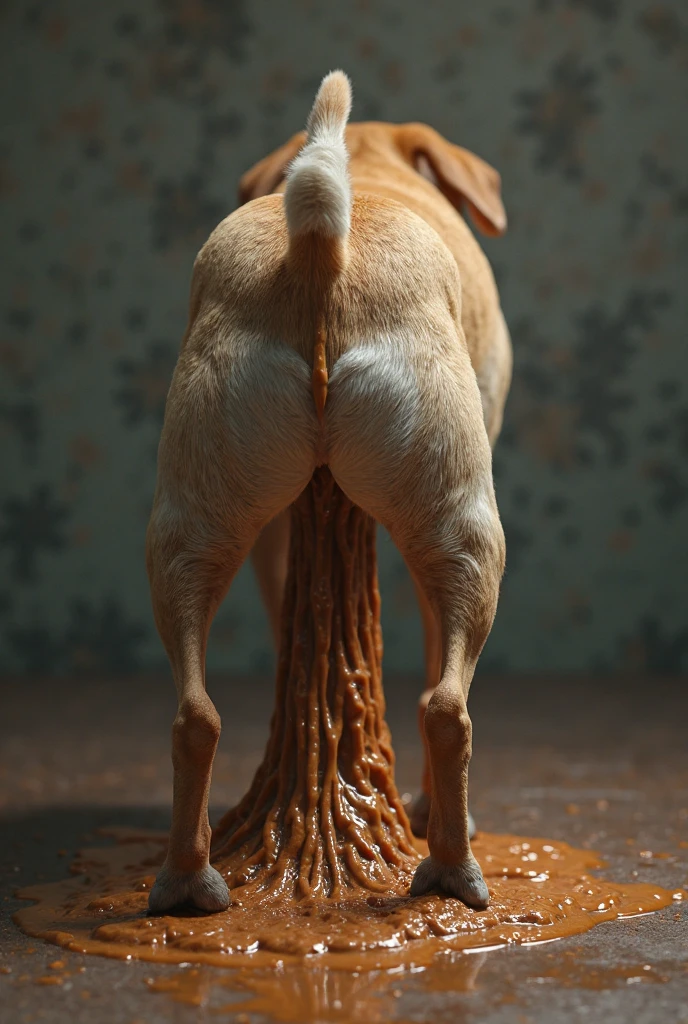 (((solo))), ((((((feral lion, wearing panties, lion tail, tail up, ass up, butt focus, rear view)))))), (((((butt focus, bedroom))))), wide hips, close-up, masterpiece, high details, high quality, best quality, highres, HD, ((((((panties excessive feces inflating, hyper feces, huge feces, feces splatter, feces spray)))))), ((((((hyper feces))))))