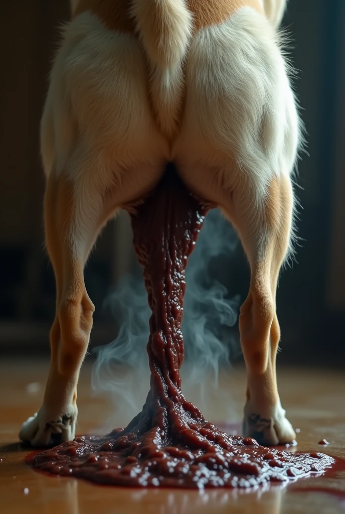 HD graphics，Detailed and realistic，high detal，high qulity，photo-realistic，photorealistic eye，Detailed paws，Masterpiece artwork，top-quality，32k，hyper HD, (((feral white husky, on back,  huge balls, hyper flared penis, standing on all fours, feral husky))),in field ((((hyper flared penis, anal, excessive cum shot)))), front view