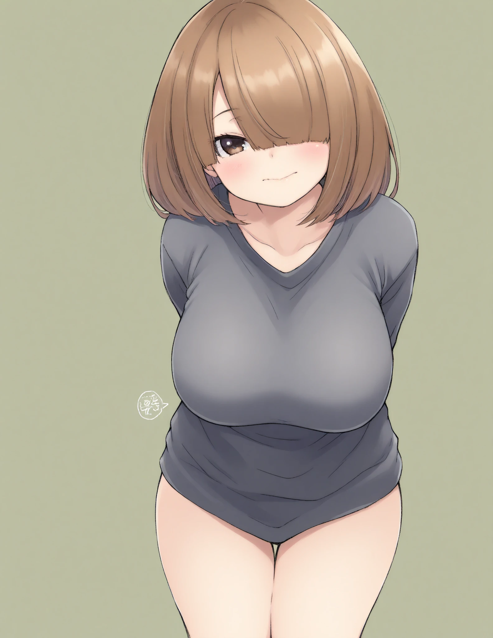 (((NSFW:1.3))) (((Full body view White underwear:3.6. Hands on underwear:2.4. Hands down:1.3　Glaring at me, topless))),(((Apartment room、Are standing:1.3 Anxious expression)))Mid-length bob cut hair:1.9. Big breasts:1.3、Night 1.9)))、(((1 Female:1.3))), (((Brown Hair:1.3. Wavy Hair:1.2. Bob cut hair:1.9 Round Eyes Beauty:1.3. Shapely breasts, brown eyes, side-swept bangs, red cheeks:1.3 Sweat:1.3)))、(((Top quality masterpiece high resolution perfect human body:1.3))),(((Sweat:1.3,cute:1.3)))
