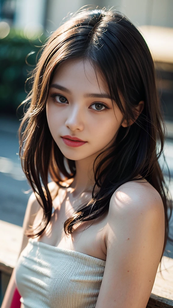 NSFW,((Best Quality, 8k, Masterpiece:1.3))),1Girl, Selfie:1.4, (Layer Cut, Big breasts:1.2),Beautiful Girl with Perfect Figure: 1.4, Teens,17 Years Old, Slender Abs:1.2, Highly Detailed Face and Skin Texture, Detailed Eyes, Double Eyelids, long Hair, bukkake, outdoor, brown hair,