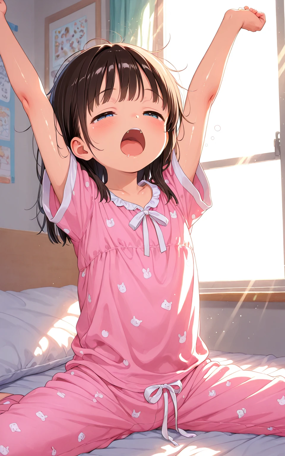 Absolute Resolution, super high quality, Very detailed, Official Art, masterpiece, master piece break one、3Year old child:1.85、on a fluffy futon:1.85、Pink children's pajamas:1.85、White Children's Bra:1.85、White panties:1.85、Cute Kids Room:1.85、((Full body photo、Close your eyes tightly:1.85、sleeping with both eyes closed:1.85、Photo from directly above、Facial:1.85、顔に大量のsemen:1.85、髪に大量のsemen:1.85、Wet whole body:1.85、chestを揉まれる:1.85、Lie on your back:1.85、Close your eyes:1.85、Baby Face:1.85、Baby Face:1.85、Baby Face:1.85、semen:1.85、Pink children's pajamas:1.85、White Children's Bra:1.85、White panties:1.85、3Year old child:1.85、超Short length:1.85、Super young:1.85、Ultra-flat chest:1.85、Baby Face:1.85、Baby Face:1.85、Baby Face:1.85、Ultra-flat chestのNipples are visible:1.85、Ultra-flat chestのNipples are visible:1.85、Please open your mouth wide:1.85、Short length:1.85、Short length:1.85、Baby Face:1.85、Baby Face:1.85、Baby Face:1.85、Sleeping with both eyes closed:1.85、Raise your arms:1.85))、超小さくてSuper young:1.85、Baby Face:1.85、Ultra-flat chest:1.85、Ultra-flat chestのNipples are visible:1.85,Nipples are visible:1.85、Are sleeping:1.85、blush、my eyes are full of tears, please Please open your mouth wide:1.85,(Deep sleep:1.85、Facial:1.85、semen:1.85)),On the crib:1.85,Open one'chest,Ultra-flat chest,Ultra-flat chestのNipples are visible:1.85、(Black Hair、Short Bob、Beautiful pussy、short hair、hairpin、Cute Kids Room、trembling:1.2)、Baby Face、Baby Face、Baby Face、Baby Face、Baby Face