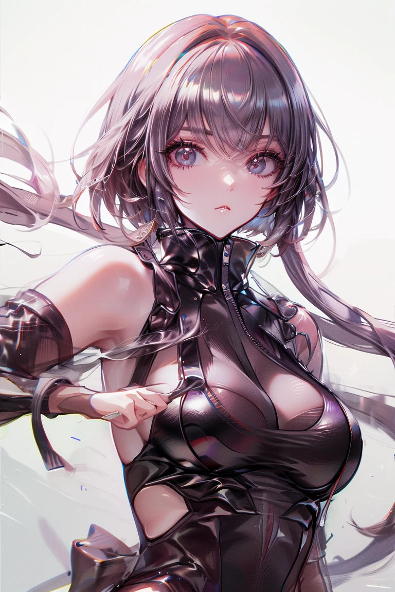 ((Highest quality)), ((masterpiece)), (detailed), One girl, Sexy Venom Parasite in the mouth